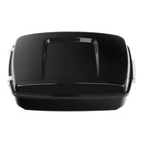 Gloss Black Chopped Trunk W/ Backrest Fit For Harley Tour Pak Touring 2014-2024 Motorcycle Tail Box