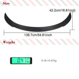 Dry Carbon Fiber Spoiler for Tesla Model Y 2019-2023 Rear Trunk Spoiler Rear Trunk Lid Wing Lip Spoiler Aftermarket Car Parts