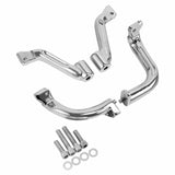 Motorcycle Driver Floorboard Footboard Mount Bracket Kit For Harley Touring Road King Road Glide 2017-2022