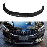 For BMW 8 Series G14 G15 G16 3D Style Carbon Fiber Car Front Bumper Diverter Spoiler Diffuser Front lip chin body kit