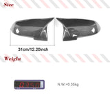 Real Carbon Fiber Car Mirror Cover Caps for BMW F20 F22 F23 F30 F31 F32 F33 F36 F87 M2 X1 E84 Replacement Rearview Mirrors