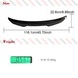 Car Rear Trunk Spoiler For Audi A3 Sline S3 RS3 8V Sedan 2013- 2023 Rear HighKick Spoiler Wing Car Kits Boot DRY Carbon Wing