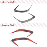 Carbon Fiber / FRP Car Rear Bumper Canards Side Fender Vents Wings for Mercedes Benz GLE Class C292 Coupe GLE63 AMG 2015-2019