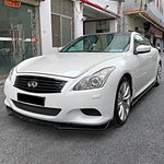 Guard Front Bumper Lip Chin Tuning Deflector Exterior Part  Infiniti Q60 2013 Protector Facelift Car Styling Accessories