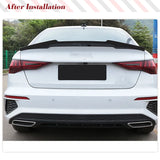 Carbon Fiber Trunk Spoiler for Audi A3 S3 RS3 2021-2024 Sedan Car Rear Trunk Lip Spoiler HighKick Rear Wing Spoiler Body Kits