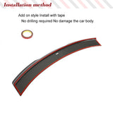 Carbon Fiber Car Trunk Racing Spoiler for Ford Mustang Dark Horse GT 2024 Car Rear Trunk Boot Wing Lip Exterior Body Kits