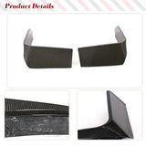 Car Front Bumper Splitters Air Vents Canards For Audi TTRS MK3 2016-2018 Carbon Fiber/FRP Balck Car Front Bumper Fins Body Kits