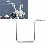 12'' 14'' 16" 18'' Rise 1-1/4" Ape Hanger Bar Handlebar For Harley Harley Softail Fatboy FLST FXST Sportster
