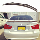 For BMW E90 3 Series Sedan 2005-2011 Carbon Fiber Car Rear Spoiler Wing