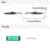 Carbon Fiber Car Front Canards Splitters Spoiler For Chevrolet C8 Corvette 2023 Z06 Car Front Fins Canards Car Body Kits