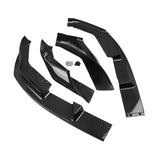 Front Bumper Spoiler Lip For BMW F90 M5 Competition 2018 2019 2020 Carbon Fiber Look/Gloss Black Splitter Blade Body Protector