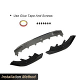 Real Carbon Fiber Front Bumper Lip Splitters For BMW 2 Series G42 M220i M Sport 2-Door 2022 2023 Front Lip Chin Guard Protector