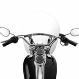Motorcycle 19" Windscreen Windshield 49mm Clamps For Harley Street Bob FXBB 18-20 Low Rider FXDL 14-17 Softail Standard FXST