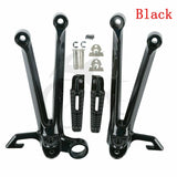 Motorcycle Rear Passenger Foot Peg Footrest Bracket Set For Suzuki GSXR1000 GSXR 1000 2005-2006