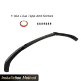 Carbon Fiber Front Bumper Lip Spoiler For Audi A5 Sline S5 S5 Sedan Sportback 2017 2018 Car Front Lip Splitters Chin Apron FRP