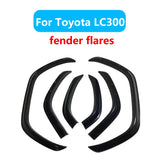 Car Fender Flares Kit for Toyota Land Cruiser 300 Series LC300 2021 2022 2023 2024 Flares Mudflap kit Mud Guard Car Accessories