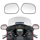 Motorcycle Clear Rear View Side Mirrors Glass Left Right For Honda GoldWing GL1800 2001-2017 2016 2013 2011 2002 2003