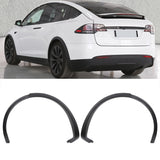 For Tesla Model X 2016 - 2021 Front Rear Left Right Wheel Eyebrow Molding Fender Flare 1035288-00-M 1078207-00-F 1075630-00-A