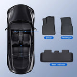 Car Floor Mats for Tesla Model 3 Y 2019-2024 Car Four Seasons Waterproof Non-slip Floor Mat NEW TPE Special Car Accessories