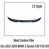 M3 M4 MP PSM Style Carbon Fiber Rear Trunk Lid Boot Ducktail Lip Spoiler Wings For BMW 3 Series F30 F35 320i 325i 330i Tuning