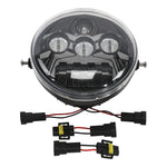 LED Headlight Hi/Lo Lamp Fit For Harley VROD V-Rod VRSC VRSCA VRSCB VRSCR VRSCF Motorcycle Headlamp