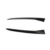 ABS Carbon Look / Gloss Black Rear Window Side Spoiler Wing for BMW X4 G02 2019 2020 Car Rear Side Spoiler Lip Wing Trim Cover