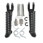 New Front Rider Footrests Foot Pegs Bracket Set For YAMAHA YZF R1 2007-2008