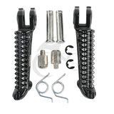 New Front Rider Footrests Foot Pegs Bracket Set For YAMAHA YZF R1 2007-2008