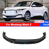 Front Bumper Lip Chin Spoiler Splitter Diffuser Body kit Protection Guard Deflector For Ford Mustang Mach E 2021-2022