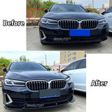 For G30 Front Lip Bumper Diffuser Splitter Lip Spoiler Apron Bumper Guard Body Kit For BMW 5 Series G30 2021-2022 Accessories