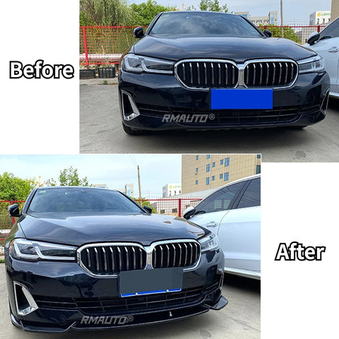 For G30 Front Lip Bumper Diffuser Splitter Lip Spoiler Apron Bumper Guard Body Kit For BMW 5 Series G30 2021-2022 Accessories