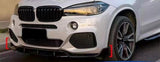 For BMW X6 F16 M Sport 2015 2016 2017 2018 Front Bumper Lower Lip Cover Spoiler Trim Front Bumper Protection Car Front Shovel