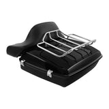 Motorcycle Chopped Pack Trunk Backrest Rack For Harley Touing Street Glide 2014-2024