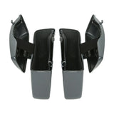 Motorcycle Hard Saddlebags For Harley Touring Road King Electra Glide Street Glide 2014-2024 Gunship Gray