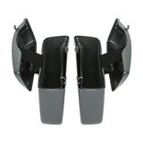 Motorcycle Hard Saddlebags For Harley Touring Road King Electra Glide Street Glide 2014-2024 Gunship Gray
