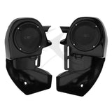 Motorcycle Lower Vented Leg Fairing with 6.5" Speakers Grills For Harley Touring Road King 1983-2013