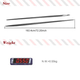Carbon Fiber Car Side Skirts Extension Lip For Mercedes-Benz E Class C238 A238  E200 Sport 2017 2018 Car Molding Trim
