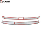 Inner Outer Rear Bumper Pad Protector Trim For Lexus ES 250 350 300h 2019-2023 2024 Tail Trunk Scuff Plate Cover