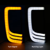 Motorcycle Fairing Lower Grills LED Turn Signal Light blinker For Harley Touring Road King Electra Glide FLHTK CVO Limited 14-23