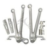 Motorcycle Rear Passenger Foot Peg Footrest Bracket Set For Suzuki GSXR1000 GSXR 1000 2005-2006