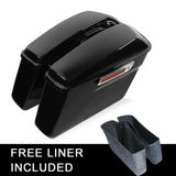 Hard Saddle Bags Saddlebags Trunk For Harley Touring Street Glide 2014-2023 2021 2020 2019 2018 Motorcycle Luggage Side Bags