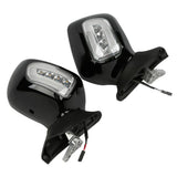 Motorcycle Rear View Mirrors LED Turn Signals For Honda Goldwing1800 GL1800 F6B 2013-2017