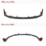 Dry Carbon Fiber Front Bumper Lip Splitters for Audi RS7 C8 Hatchback 2020 - 2022  Front Bumper Lip Spoiler Splitters Guard