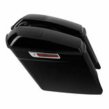 Motorcycle 5" Stretched Saddlebags 6" x 9"Speaker Cutout For Harley CVO Touring Glide 2014-2022