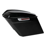 4" Stretched Extended Saddlebags Saddle Bags For Harley Touring Road King Street Electra Glide 2014-2022 2019 2018 Motorcycle