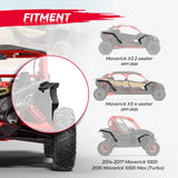 X3 UTV Front Rear Fender Flares Mud Guards #715002973 for Can am Maverick X3, Maverick X3 MAX 2/4 Doors