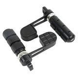 Motorcycle Vibration Chrome Stirrup Heel Foot Rest Pegs For Harley Sportster XL 883 1200 Softail DYNA FXDF FAT BOB FXDC FXWG