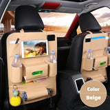 Car Seat back Storage Organizer Bag Universal PU Leather Multifunction Storage Box Stowing Tidying Pocket Auto Styling