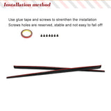 Carbon Fiber Side Skirts  Extension Lip for BMW 5 Series G30 M Sport F90 M5  2018-2022 Car Door Panels Side Trim Extensions