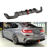Carbon Fiber Rear Diffuser Car Bumper Lip Guard for BMW G20 G28 M Sport M340i 2020 2021 2022 Body kits FRP Accessories